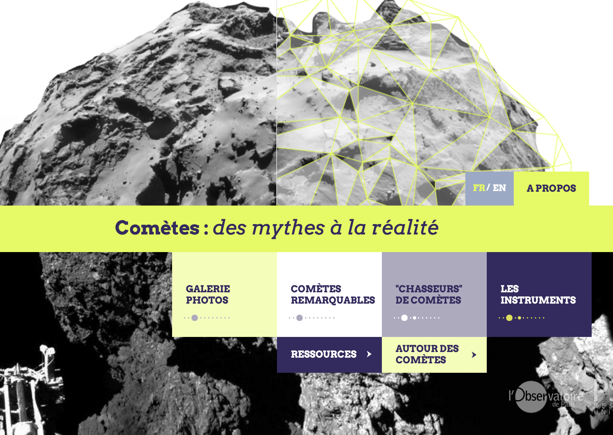 Comètes: des mythes à la réalité