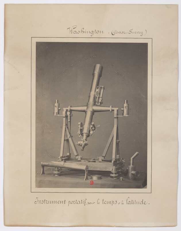 Washington [Coast-survey]. Instrument portatif, pour le temps et la latitude (titre original)