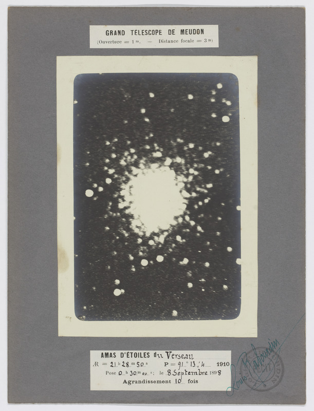 Verseau, 08-09-1898, x10, 30mn, pris au grand télescope de Meudon. (titre forgé)