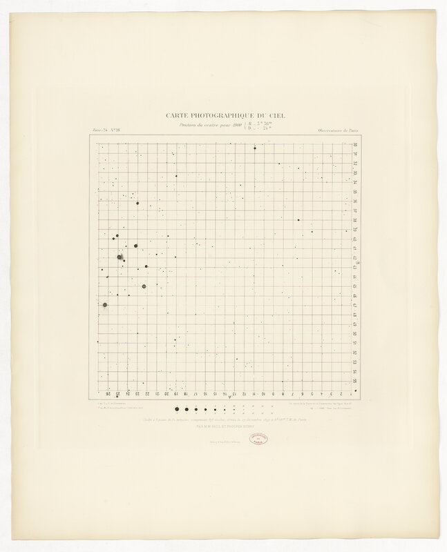 Carte photographique du ciel (titre forgé)