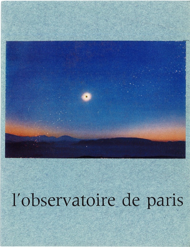 Carte de vœux de l'Observatoire de Paris (1962)