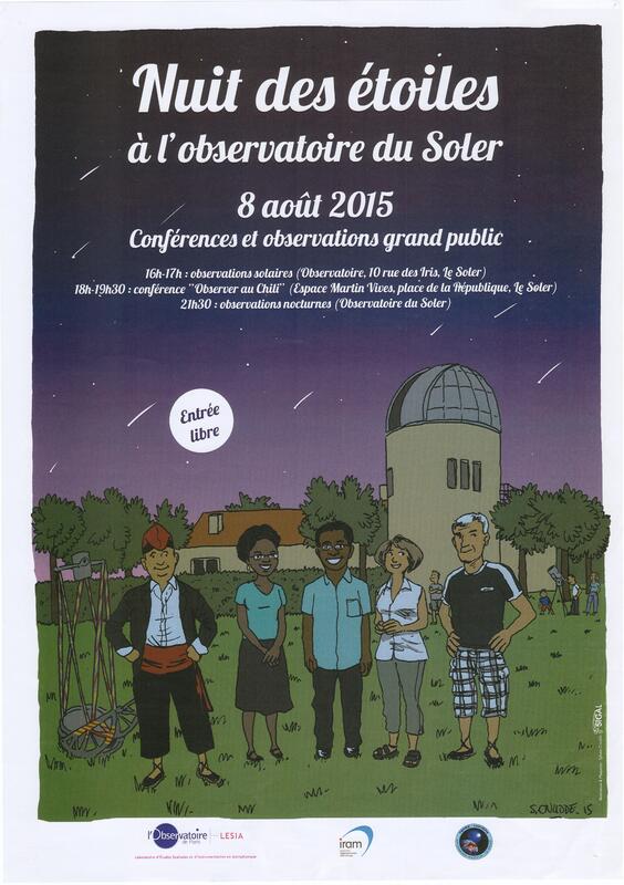 Nuit des étoiles à l'Observatoire du Soler