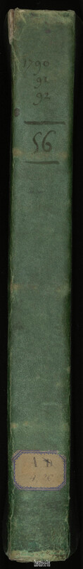 [Journal des observations faites à l'Observatoire de Paris et au château de Thury], 1er janvier 1790 - 31 mai 1792