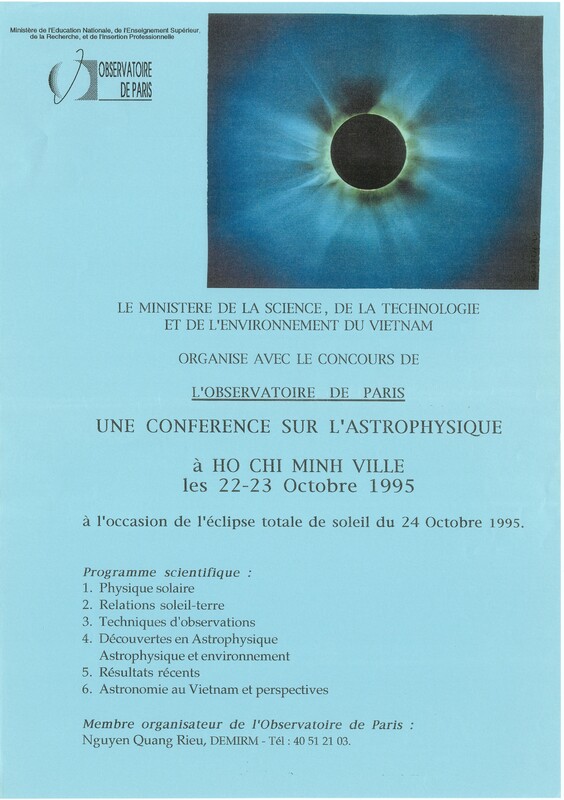 Conférence sur l'astrophysique