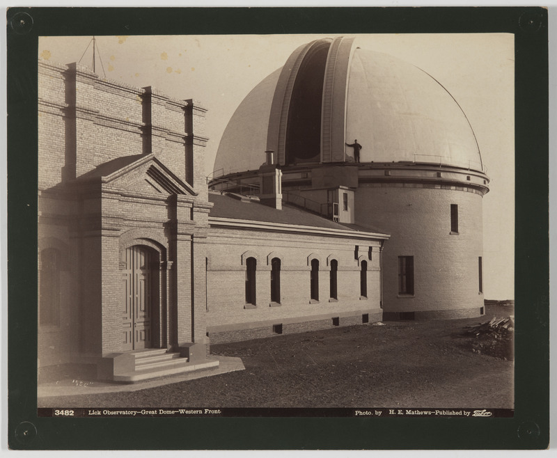 Lick Observatory : Great Dome, Western Front (titre original)