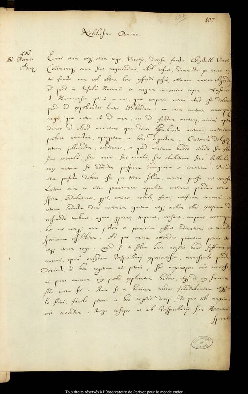 Lettre de Jan Heweliusz à François Bernier, Gdansk, 15 juillet 1648