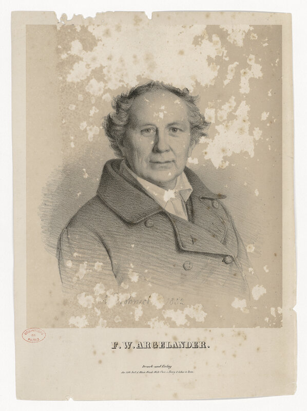 ARGELANDER [Friedrich Wilhelm] (titre forgé)