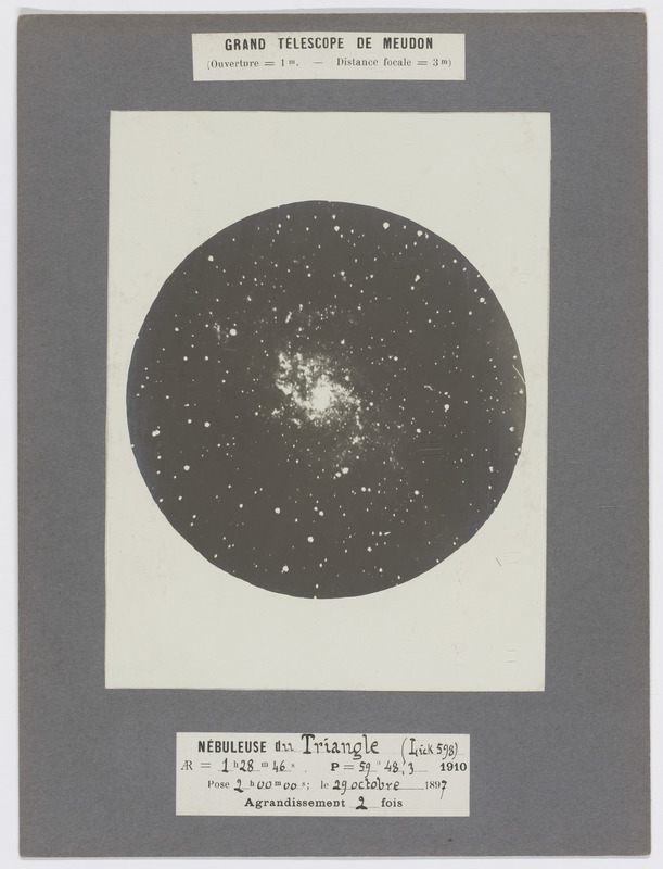 Triangle, 29-10-1897, x2, 2h, pris au grand télescope de Meudon. (titre forgé)