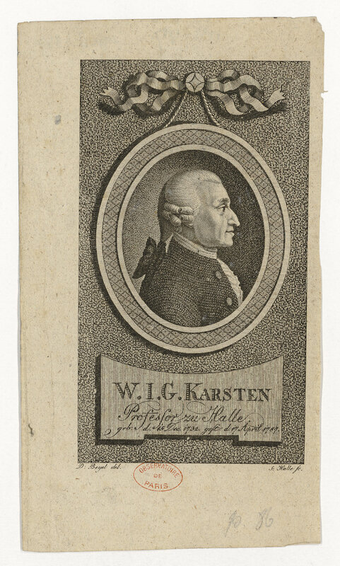 KARSTEN [Wenceslaus Johann Gustav] (titre forgé)