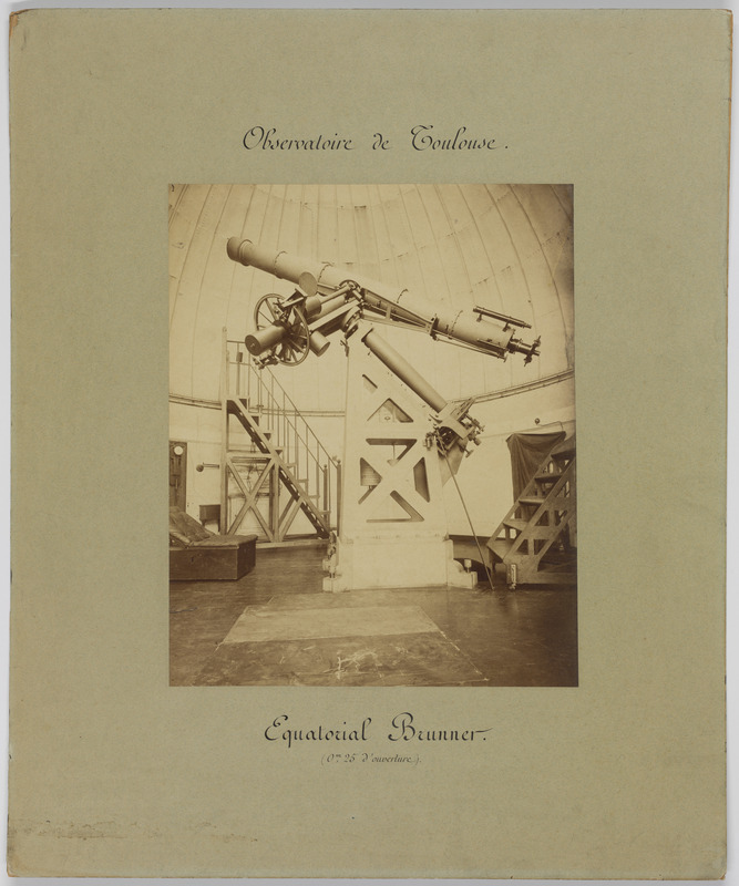 Observatoire de Toulouse Equatorial Brunner [0m25 d'ouverture] (titre original)