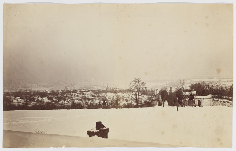 vue de Meudon sous la neige (titre forgé) / [4 images]