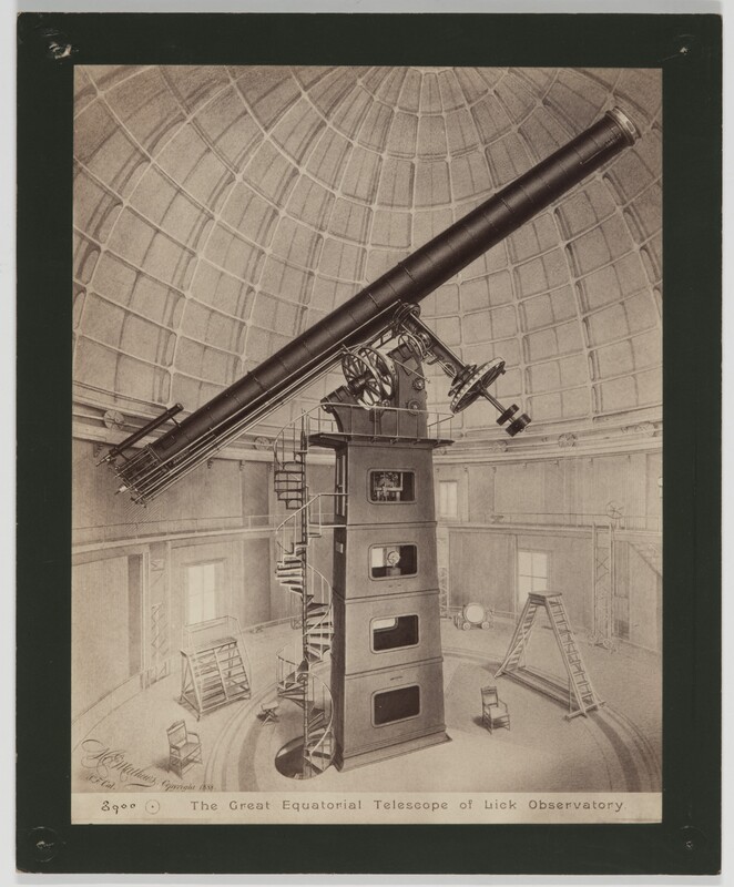 The Great Equatorial Telescope of Lick Observatory (titre original)