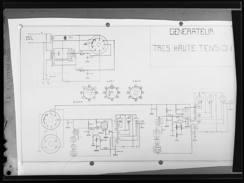 Générateur de très haute tension - Laboratoire de Physique Astronomique de l'Observatoire de Paris (titre forgé)