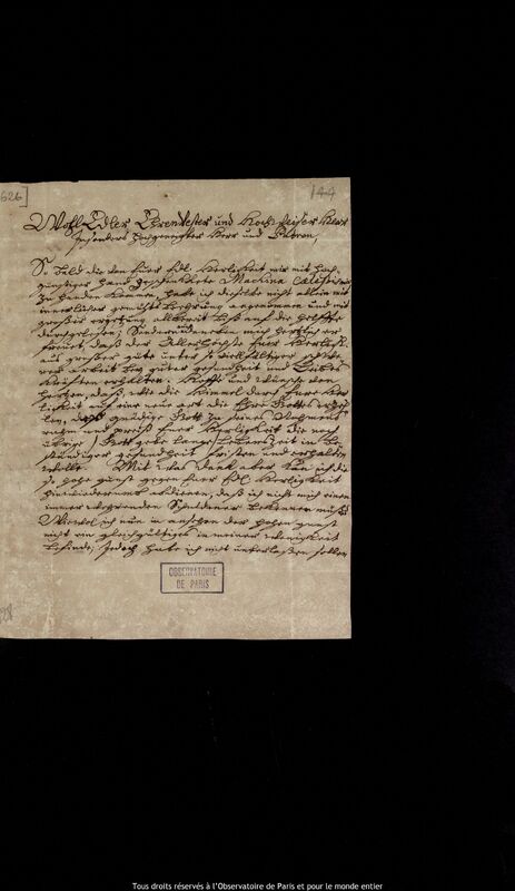 Lettre de Joachim Frisich à Jan Heweliusz, Torun, 23 décembre 1673