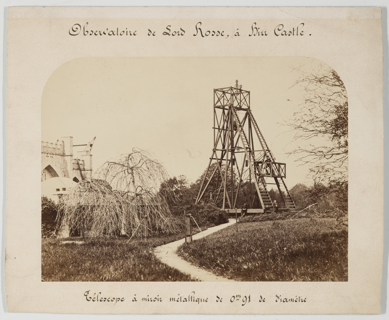 Observatoire de Lord Rosse, à Birr Castle : Télescope à miroir métallique de 0m91 de diamètre (titre original)