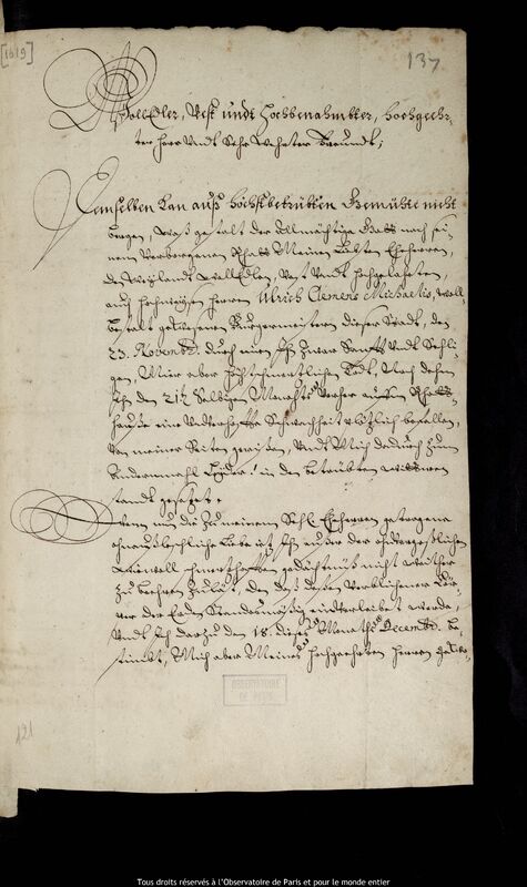 Lettre d'Elisabeth Michaelis à Jan Heweliusz, Szczecin, 6 décembre 1673