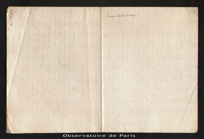 Deshayes. Notes sur le livre d'observations de M. Varin