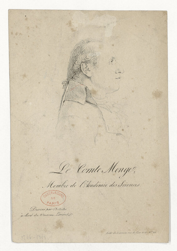 MONGE [Gaspard] (titre forgé)