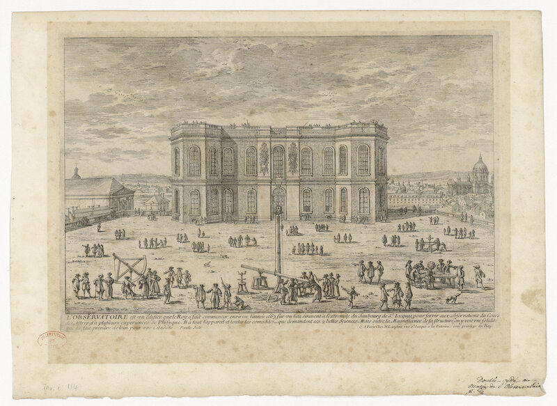 Observatoire royal : façade sud (titre forgé)