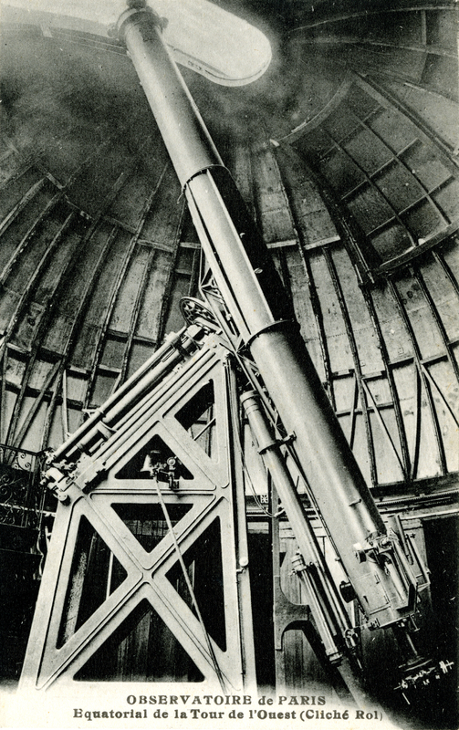 Observatoire de Paris : Equatorial de la tour de l’Ouest (titre original)