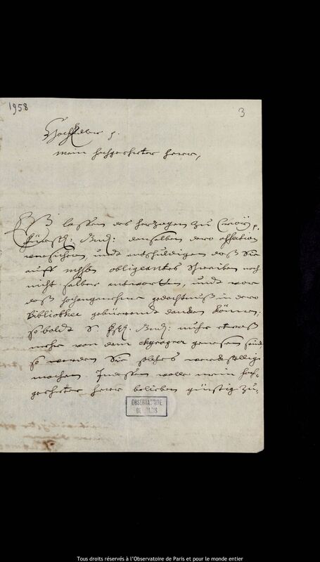 Lettre de J. H. Cletman à Jan Heweliusz, Kaliningrad, 2 mai 1679