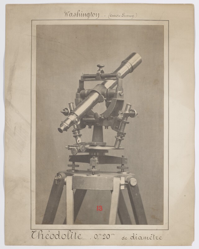 Washington [Coast-survey]. Théodolite, 0m20 de diamètre (titre original)