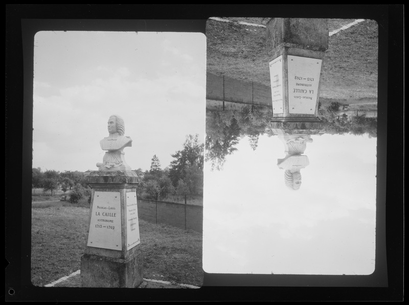 L'Abbé La Caille - Statue élevée pour le 2ème centenaire de sa mort à Rumigny (Ardennes) (titre forgé)