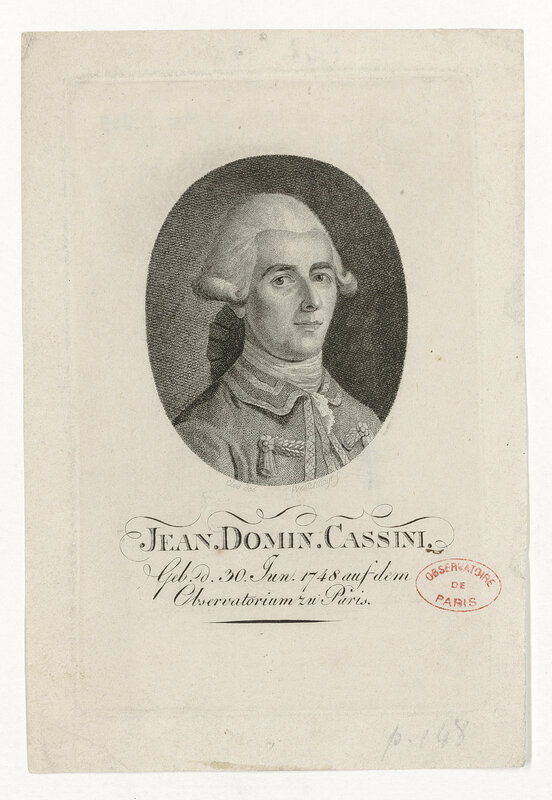 CASSINI [Jean-Dominique, Cte de] (titre forgé)