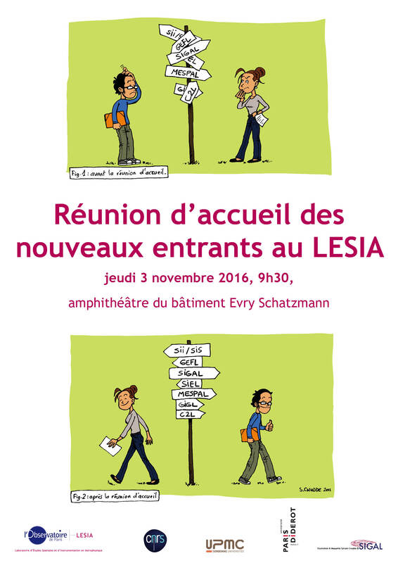 Accueil des nouveaux arrivants au LESIA