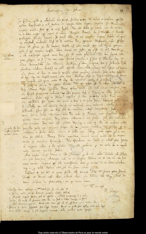 Lettre de Peter Crüger à Jan Heweliusz, Gdansk, 18 décembre 1631