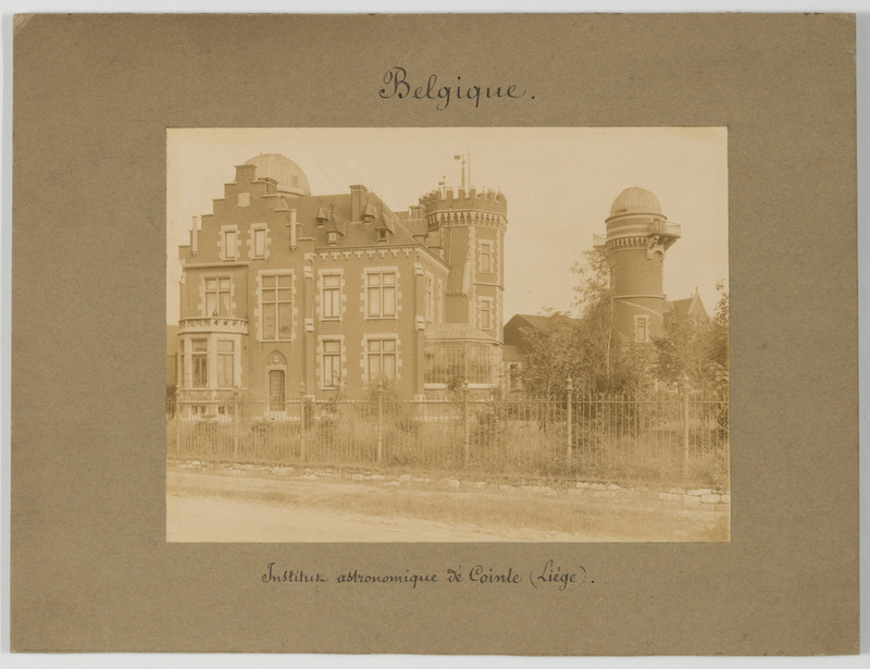 Belgique. Institut astronomique de Cointe (titre original)