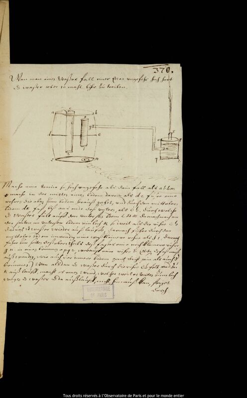 Texte manuscrit de Petrus Specht, Amsterdam, 26 janvier 1653