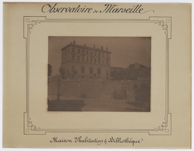 Observatoire de Marseille : Maison d'habitation et Bibliothèque (titre original)