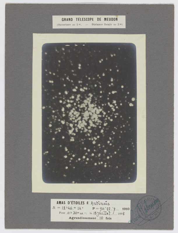 Antinoüs, 13-07-1898, x10, 30mn, pris au grand télescope de Meudon. (titre forgé)