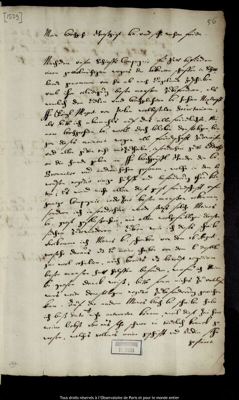 Lettre de Jan Heweliusz à Henry Oldenburg, Gdansk, 16 septembre 1672