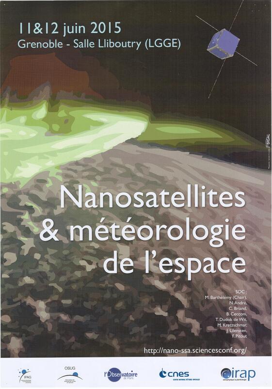 Nanosatellites et météorologie de l'espace