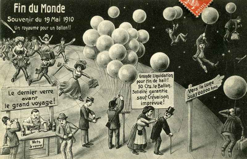 Prédiction dûe au passage de la comète de Halley (titre forgé), Fin du Monde - souvenir du 19 mai 1910 (titre original)