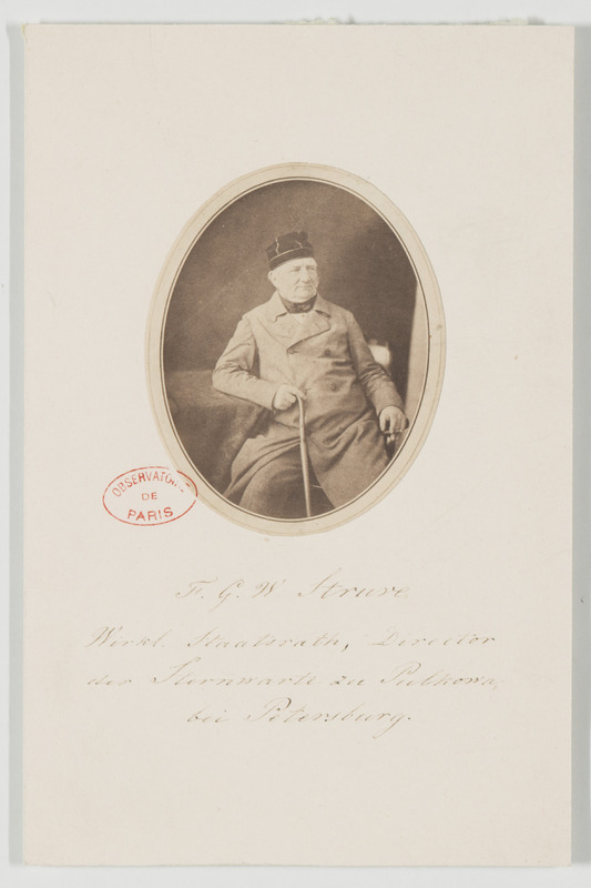 STRUVE [Friedrich Georg Wilhelm] (titre forgé)