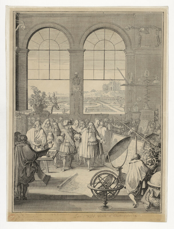 Visite de Louis XIV à l’Académie des sciences (titre forgé)