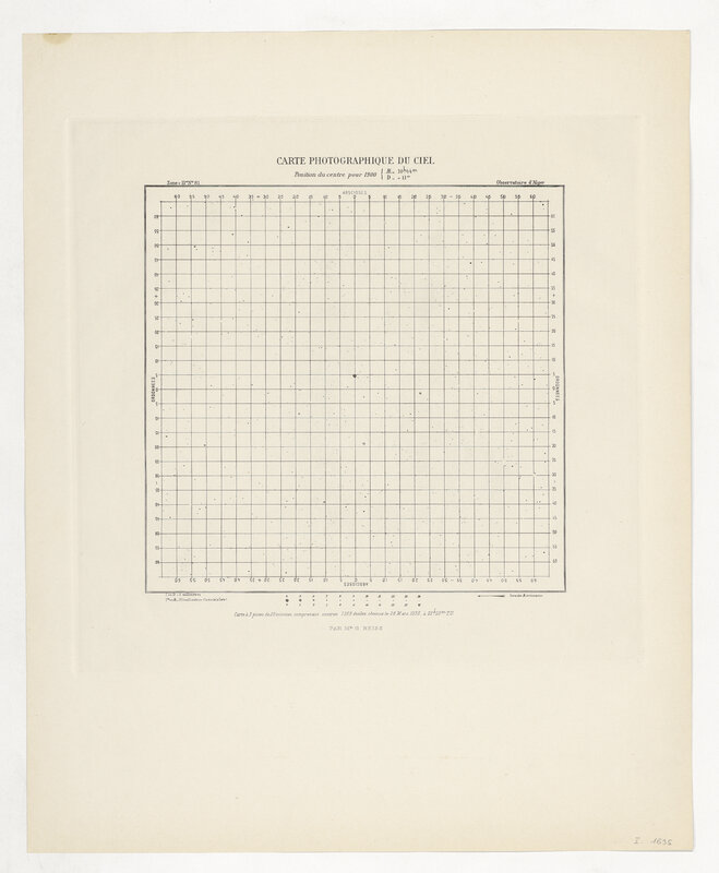 Carte photographique du ciel (titre forgé)