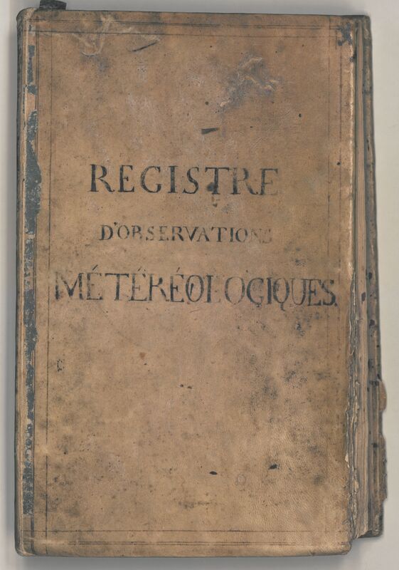 Observations météorologiques de 1823 à 1830