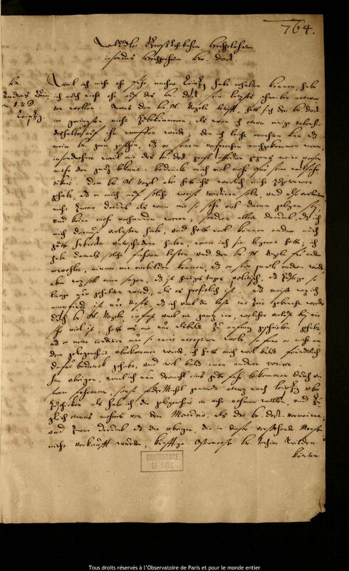 Lettre de Jan Heweliusz à Andreas Brummer, Gdansk, 24 septembre 1662