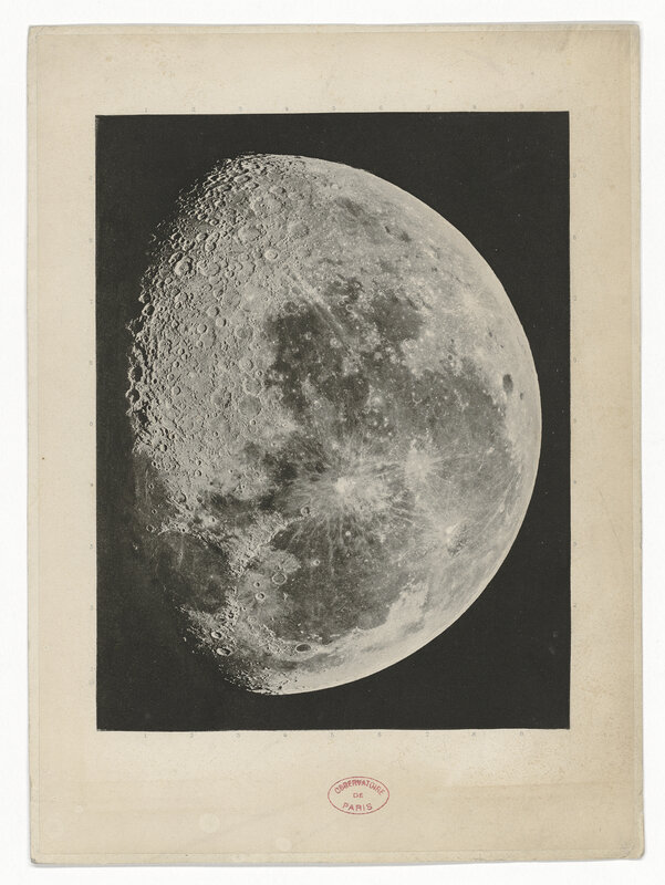 Photographie lunaire obtenue à l’Observatoire de Paris. 1894, septembre 19 – 14h,1 temps moyen de Paris. Age 20 jours 5h,9 (titre original)