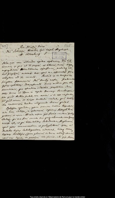 Lettre de Henry Oldenburg à Jan Heweliusz, Londres, 30 mars 1674