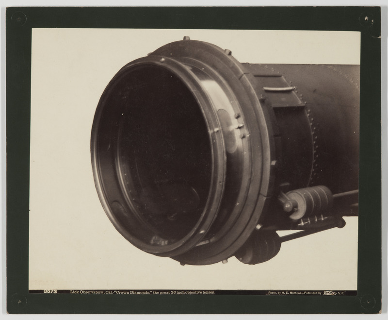 Lick Observatory : “Crown Diamonds”, the great 36-inch objective lenses (titre original)