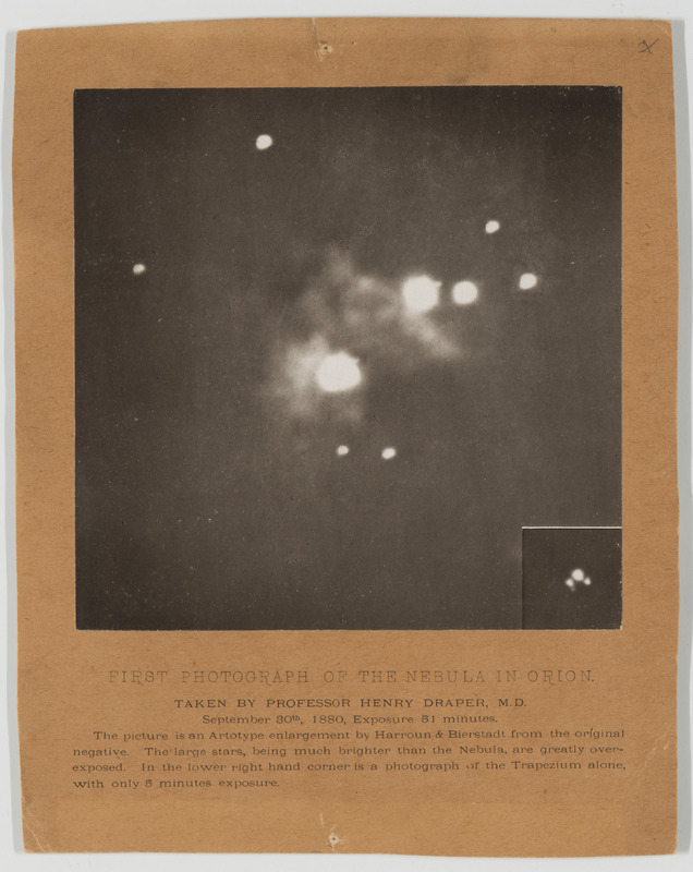 Nebulae in the Pleiades, 24th October 1886, exposure 3 hours, enlarged 5 times (titre original)