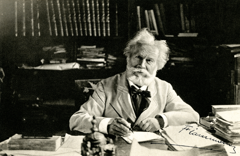 Camille Flammarion [1842-1925] Fondateur de l'Observatoire de Juvisy et de la Société Astronomique de France. (titre original)