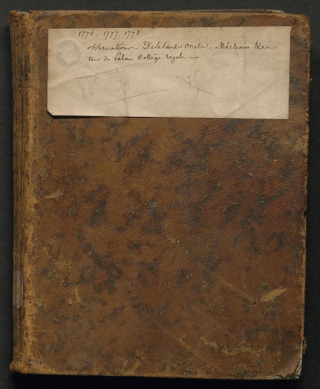 Lalande (Joseph Jérôme Lefrançois de), Observations
