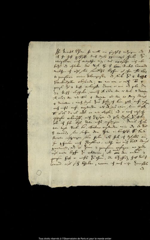 Lettre de Jan Heweliusz à Arnoldus de Campo, Gdansk, 8 mars 1661