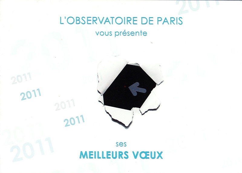 Carte de vœux de l'Observatoire de Paris (2011)